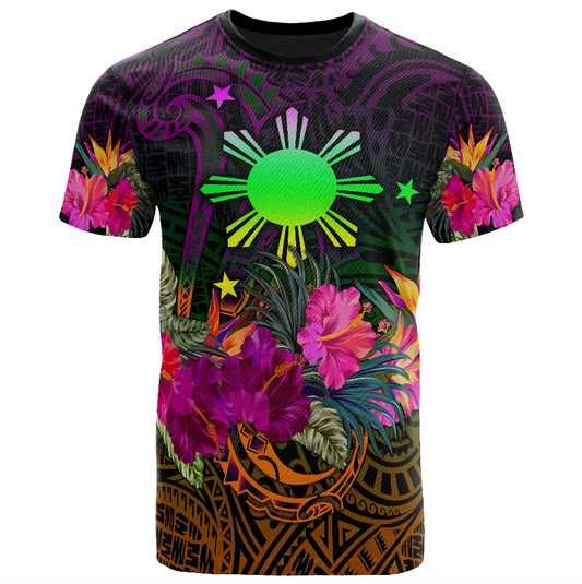 The Philippines T - Shirt - Summer Hibiscus 02