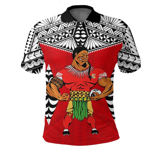 Tonga Polo Shirt Tongan Rugby