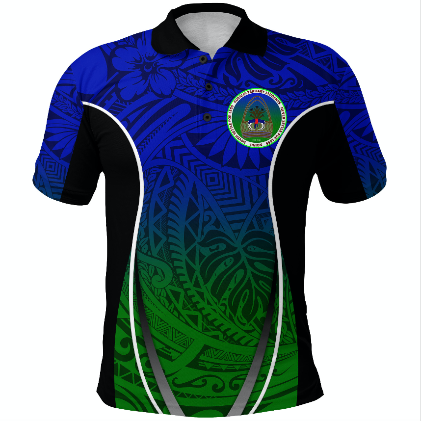 Papua New Guinea Kubalia Tertiary Students Union Polo Shirt Blue