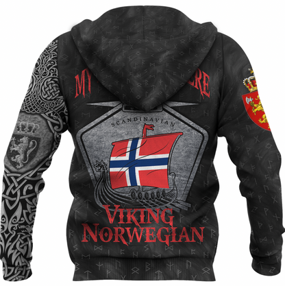 Viking Clothing Viking Norway Drakkar Hoodie