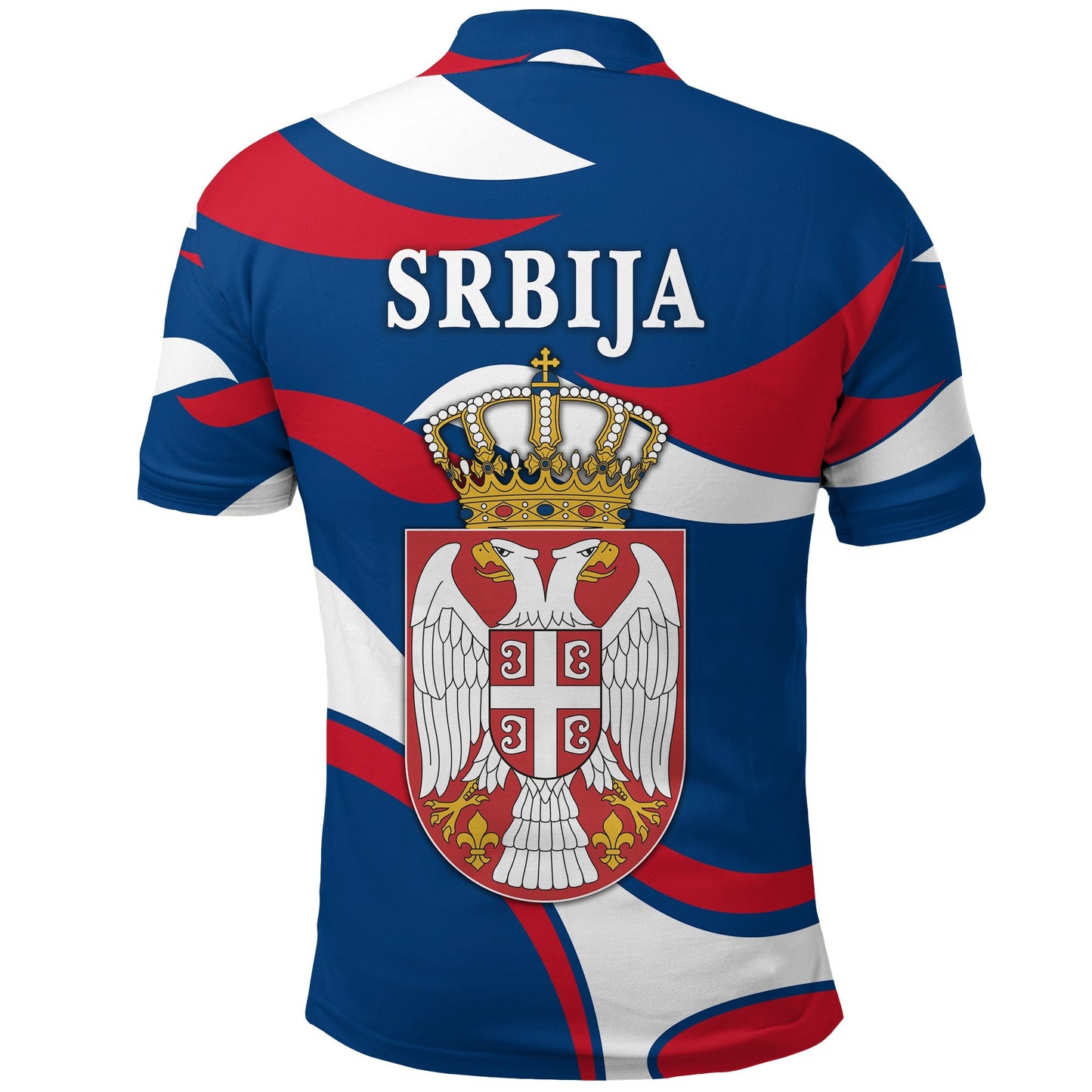 Serbia Polo Shirt Sporty Style