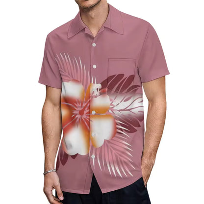 Polynesian Tribe Fishtail Dress Matching Outfit For Couple Polynesian Tribal Pattern Printed Dress And Hawaiian Shirt Outfit Set