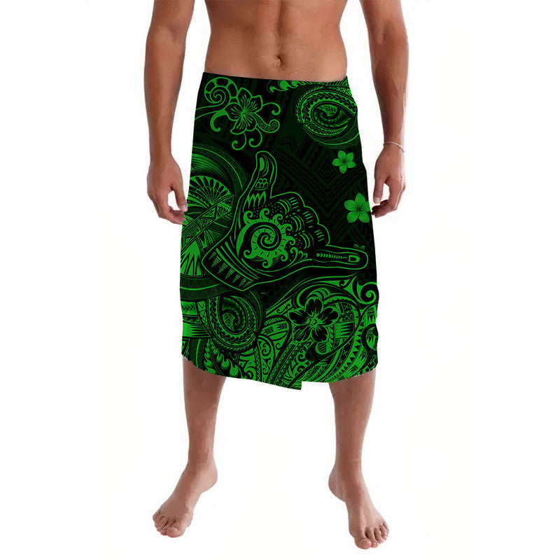 Hawaii Shaka Polynesian Lavalava Unique Style - Green