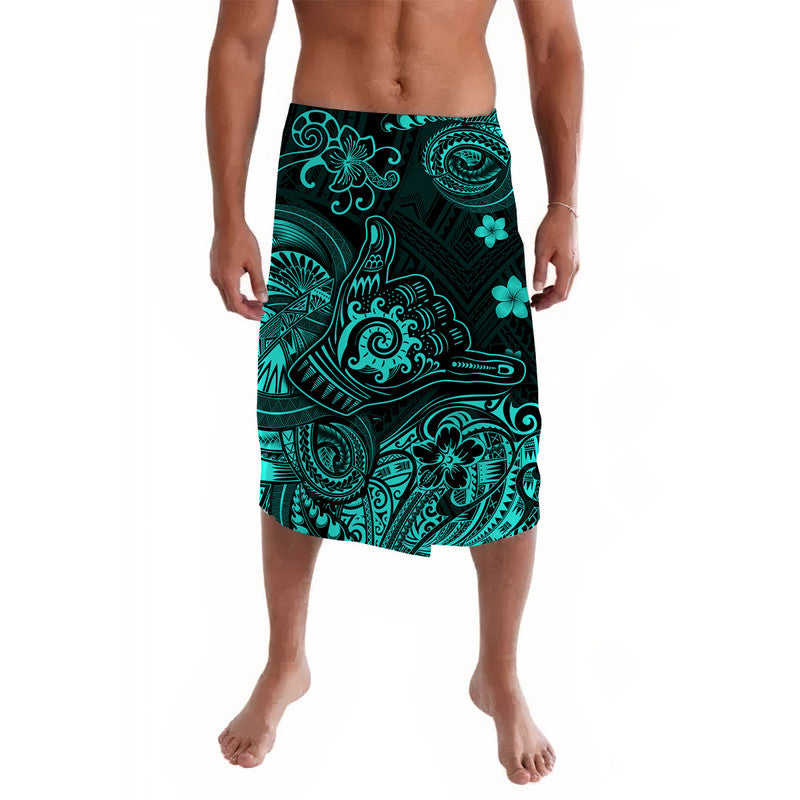 Hawaii Shaka Polynesian Lavalava Unique Style - Turquoise