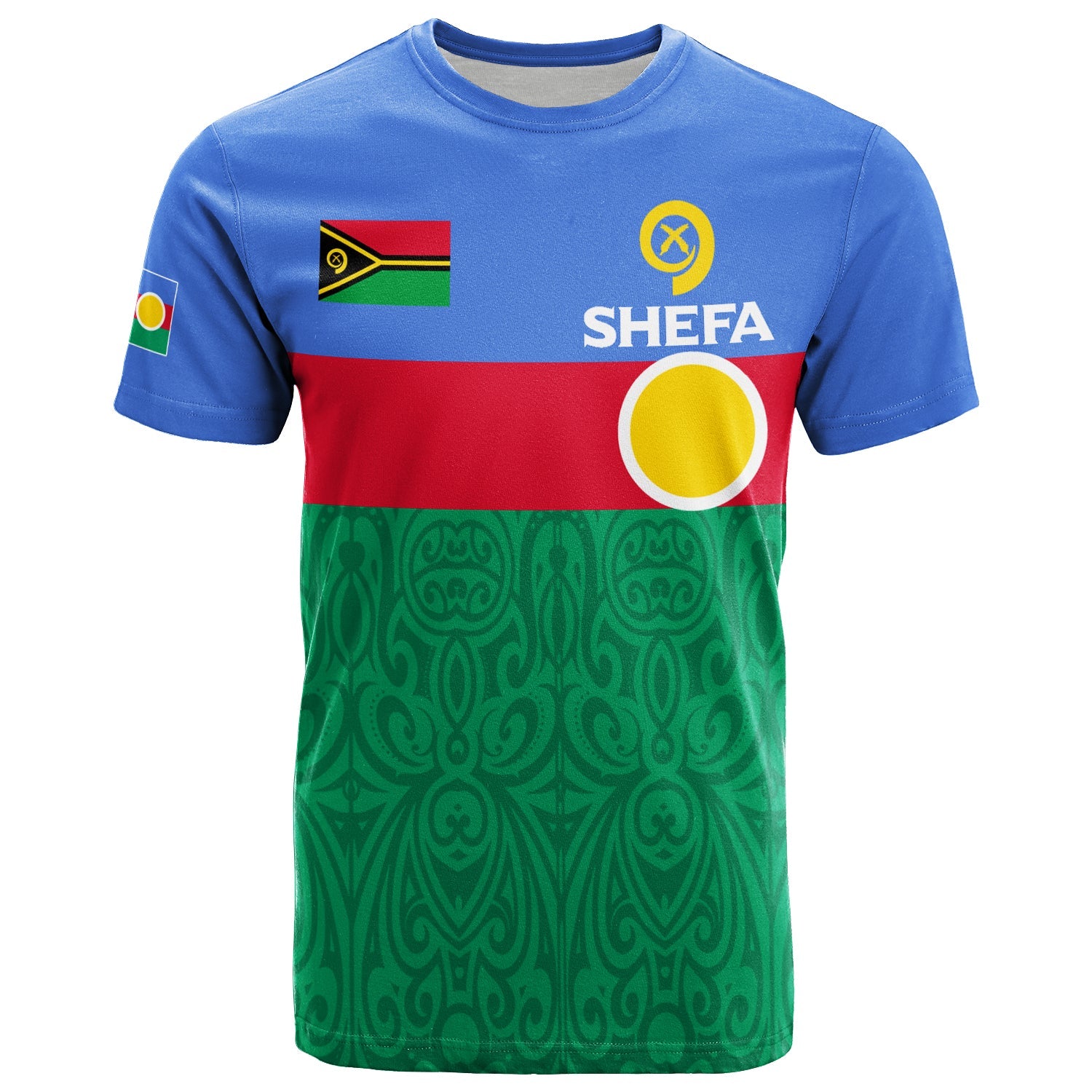 Vanuatu Shefa Province T-Shirt - Flag Style -