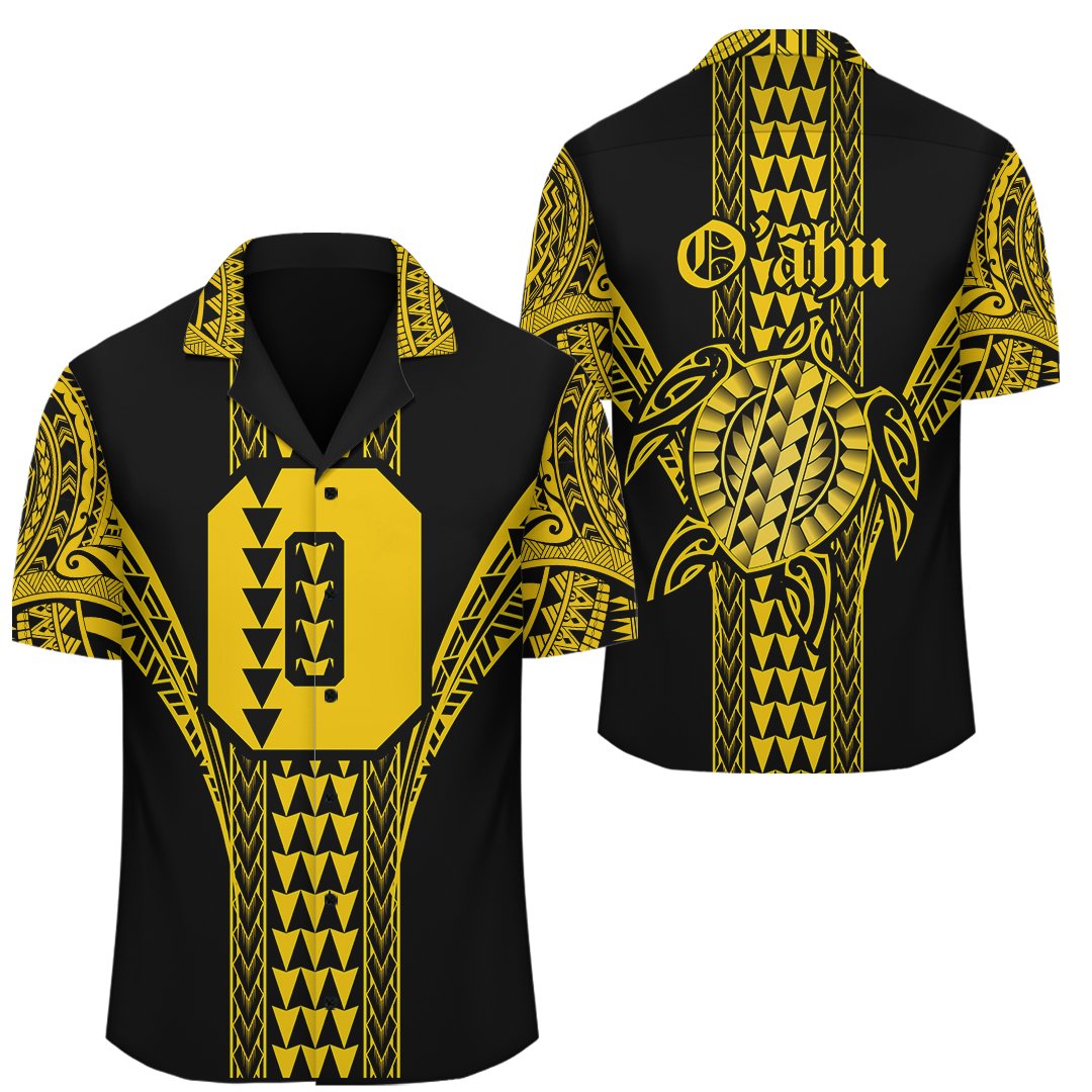 Oahu Island Polynesian Hawaiian Shirt - Comely Style - AH