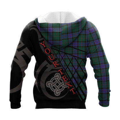 Printivon Sinclair Hunting Modern Knitted Hoodie Pattern Celtic Custom Text