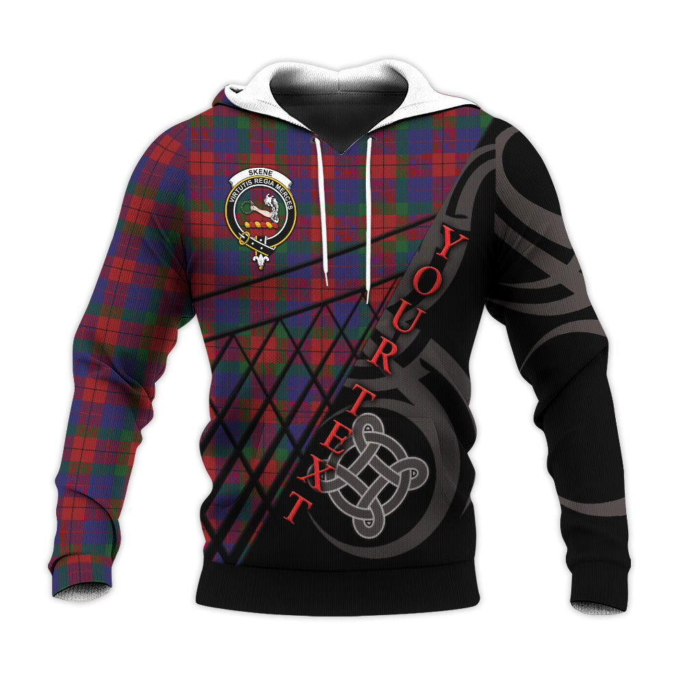 Printivon Skene Of Cromar 01 Knitted Hoodie Pattern Celtic Custom Text