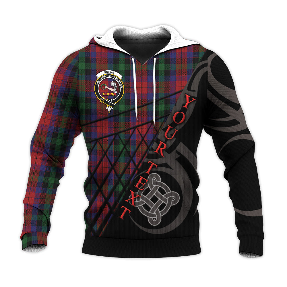 Printivon Skene Of Cromar 03 Knitted Hoodie Pattern Celtic Custom Text