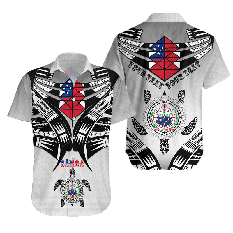 Custom Personalised Samoa Black Saturday Hawaiian Shirt Visual Arts