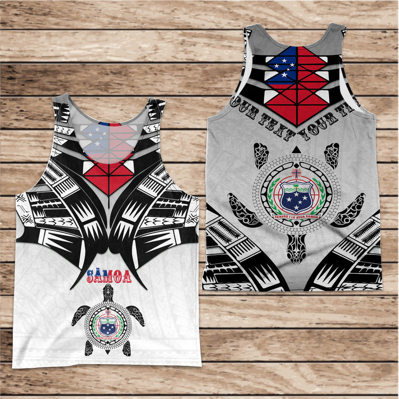 Custom Personalised Samoa Black Saturday Men Tank Top Visual Arts