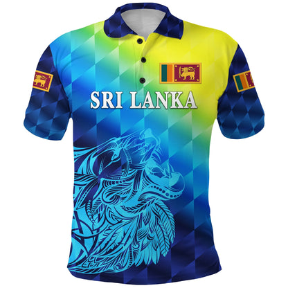 Sri Lanka Polo Shirt Lion Vibes