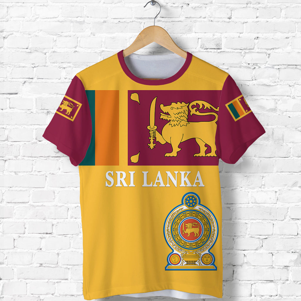 Custom Sri Lanka T Shirt Flag Vibes