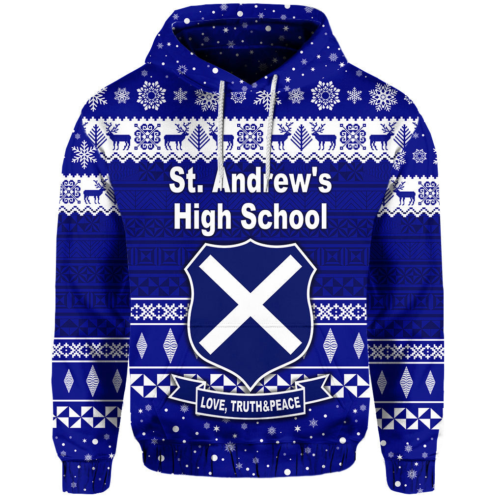 St. Andrew's High School Christmas Hoodie Simple Style