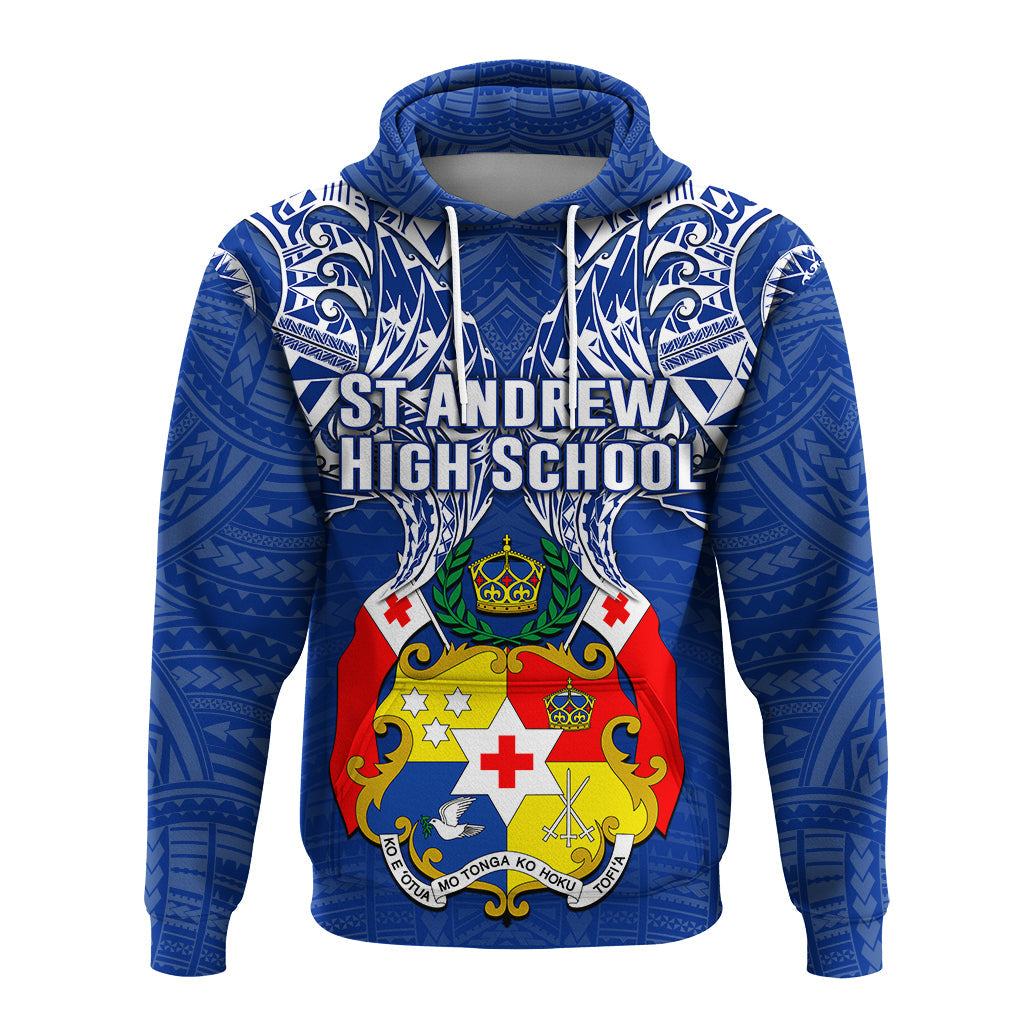 Love Truth Peace Tribal Tattoo Hoodie Blue St Andrew High School