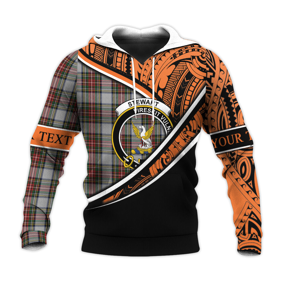 Printivon Stewart Dress Knitted Hoodie Pattern Polynesian Custom Text