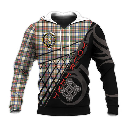 Printivon Stewart Dress Ancient Knitted Hoodie Pattern Celtic Custom Text