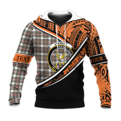 Printivon Stewart Dress Ancient Knitted Hoodie Pattern Polynesian Custom Text