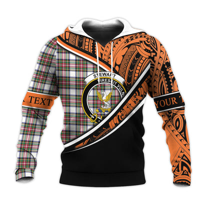 Printivon Stewart Dress Modern Knitted Hoodie Pattern Polynesian Custom Text