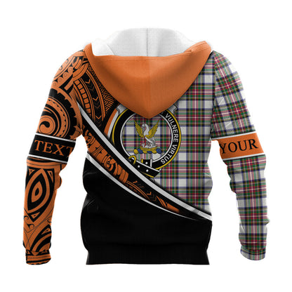 Printivon Stewart Dress Modern Knitted Hoodie Pattern Polynesian Custom Text