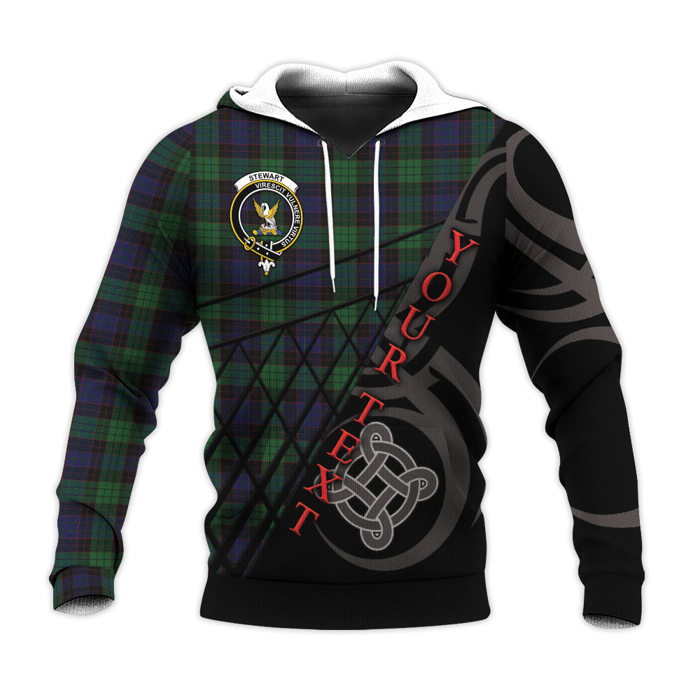 Printivon Stewart Old Knitted Hoodie Pattern Celtic Custom Text
