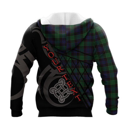 Printivon Stewart Old Knitted Hoodie Pattern Celtic Custom Text