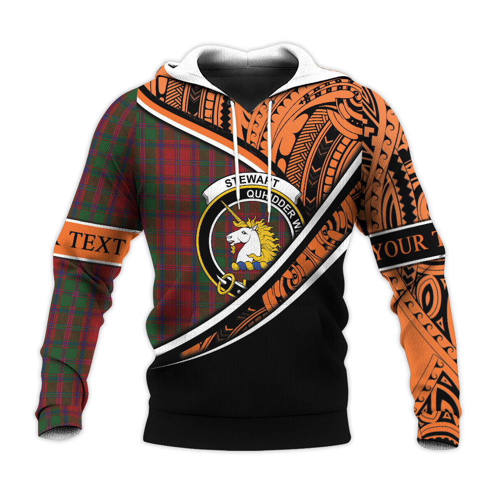 Printivon Stewart Of Appin 01 Knitted Hoodie Pattern Polynesian Custom Text
