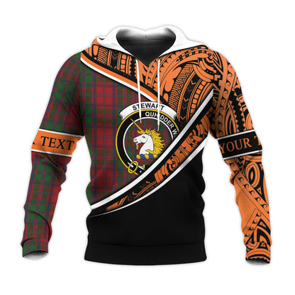 Printivon Stewart Of Appin 01 Knitted Hoodie Pattern Polynesian Custom Text