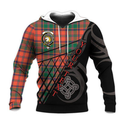 Printivon Stewart Of Appin Ancient Knitted Hoodie Pattern Celtic Custom Text