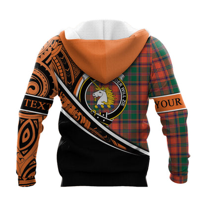 Printivon Stewart Of Appin Ancient Knitted Hoodie Pattern Polynesian Custom Text
