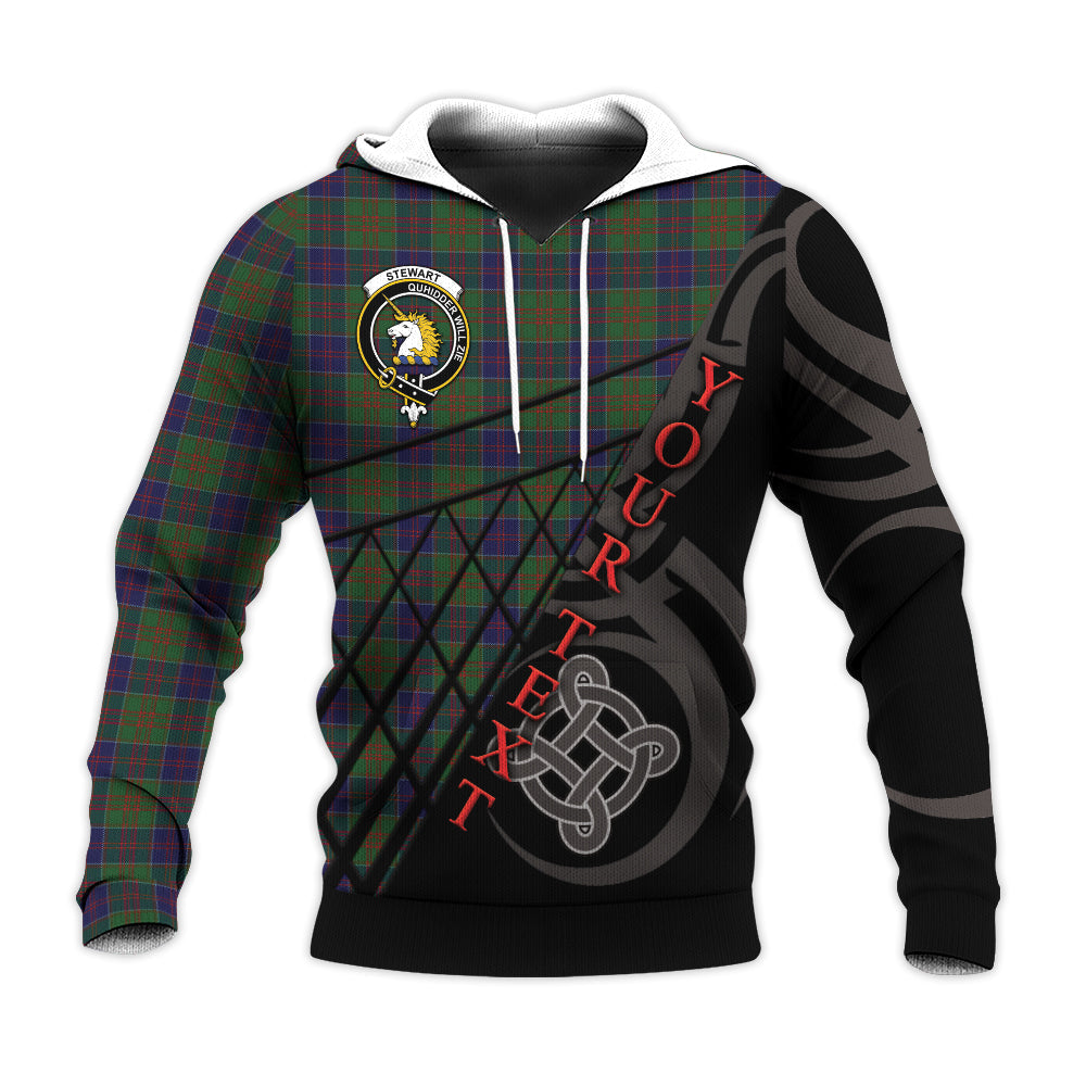 Printivon Stewart Of Appin Hunting Knitted Hoodie Pattern Celtic Custom Text