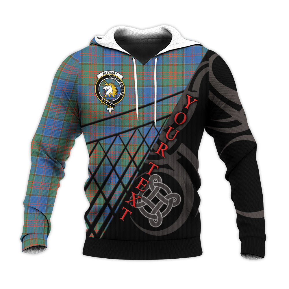 Printivon Stewart Of Appin Hunting Ancient Knitted Hoodie Pattern Celtic Custom Text