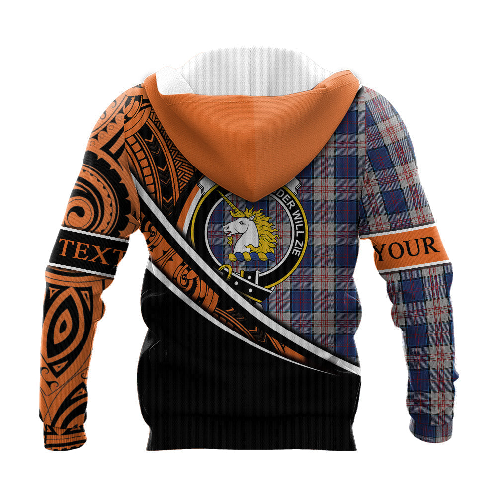 Printivon Stewart Of Appin Hunting Dress Knitted Hoodie Pattern Polynesian Custom Text