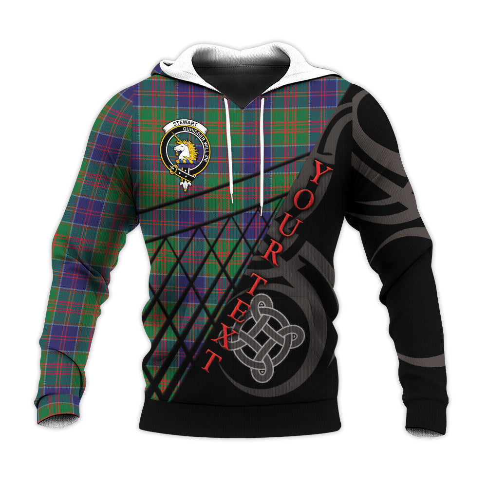 Printivon Stewart Of Appin Hunting Modern Knitted Hoodie Pattern Celtic Custom Text