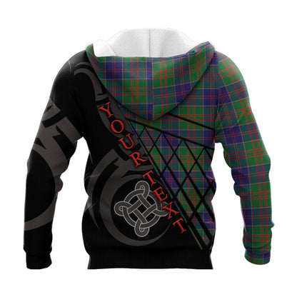 Printivon Stewart Of Appin Hunting Modern Knitted Hoodie Pattern Celtic Custom Text