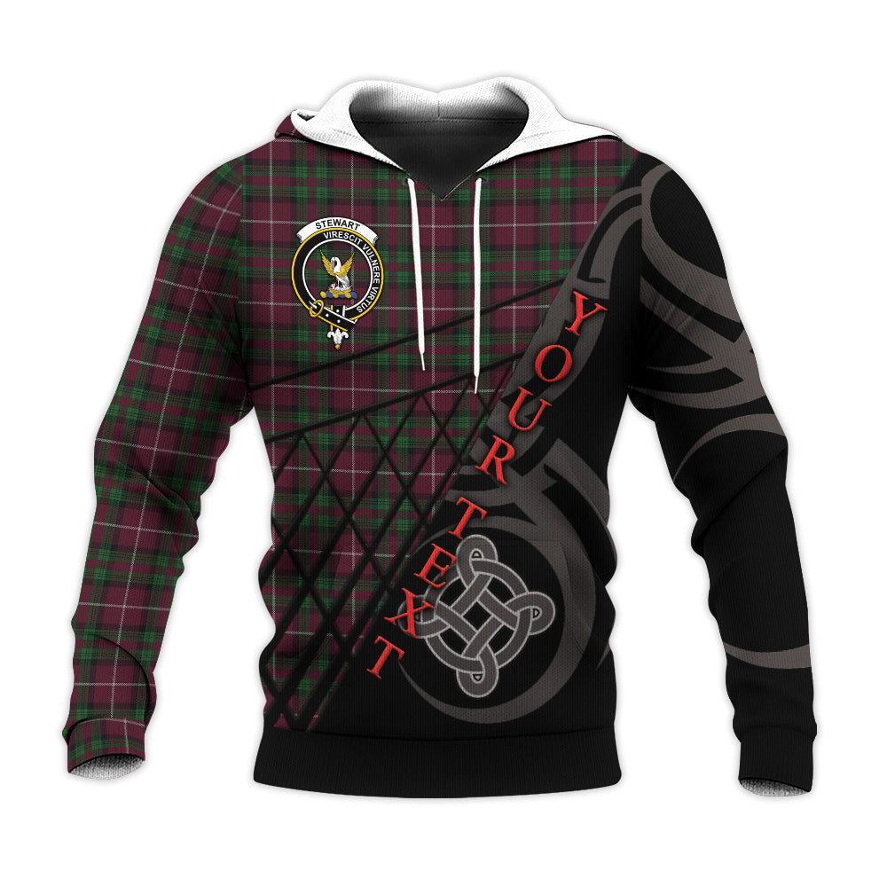 Printivon Stewart Of Bute Hunting Knitted Hoodie Pattern Celtic Custom Text