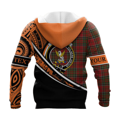 Printivon Stewart Of Galloway 02 Knitted Hoodie Pattern Polynesian Custom Text