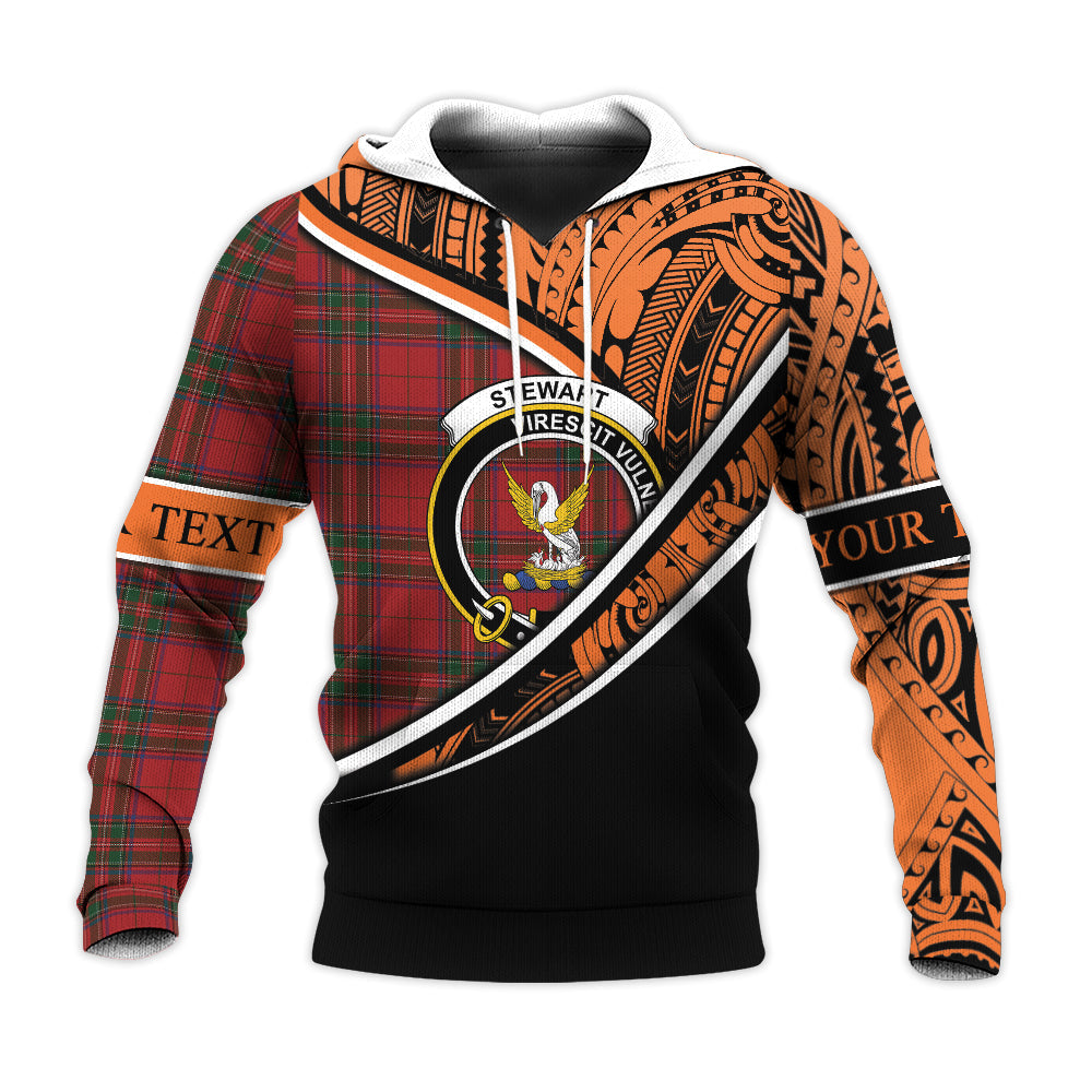 Printivon Stewart Of Rothesay 02 Knitted Hoodie Pattern Polynesian Custom Text