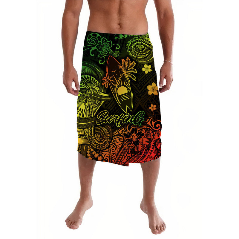 Hawaii Surfing Polynesian Lavalava Unique Style - Reggae