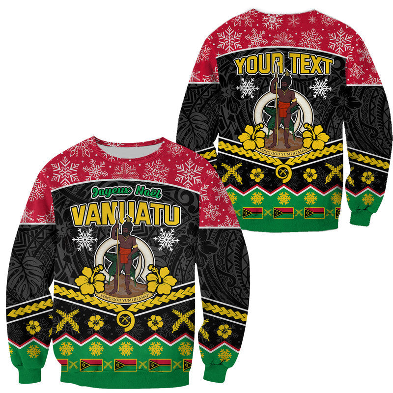 Custom Personalised Vanuatu Tribal Polynesian Christmas Vibe Sweater