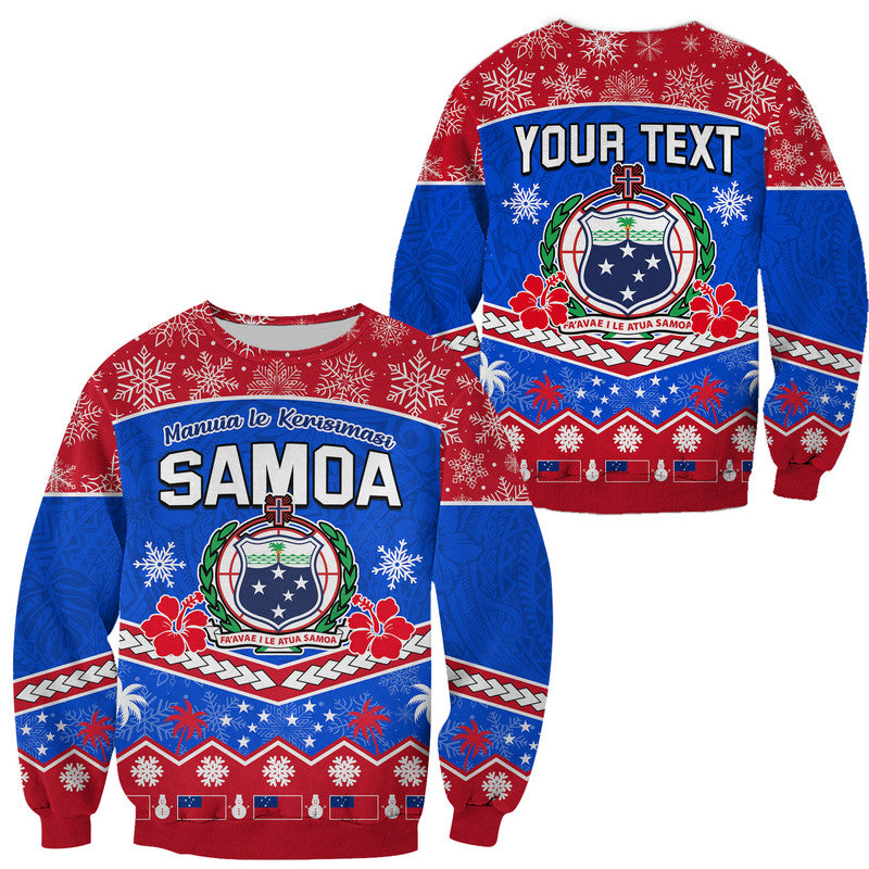 Custom Personalised Samoa Tribal Polynesian Christmas Vibe Sweater