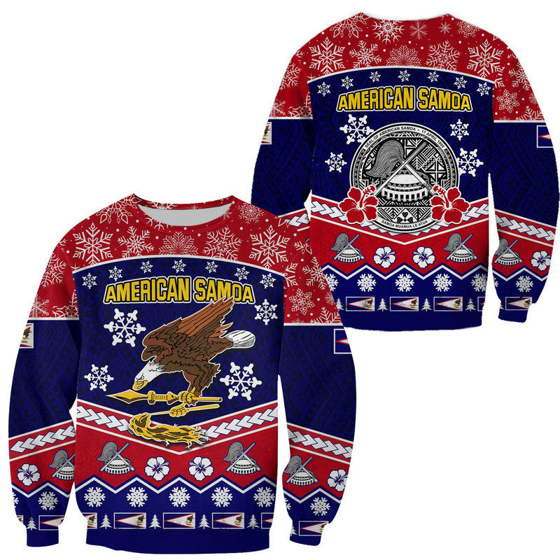 American Samoa Tribal Polynesian Christmas Vibe Sweater