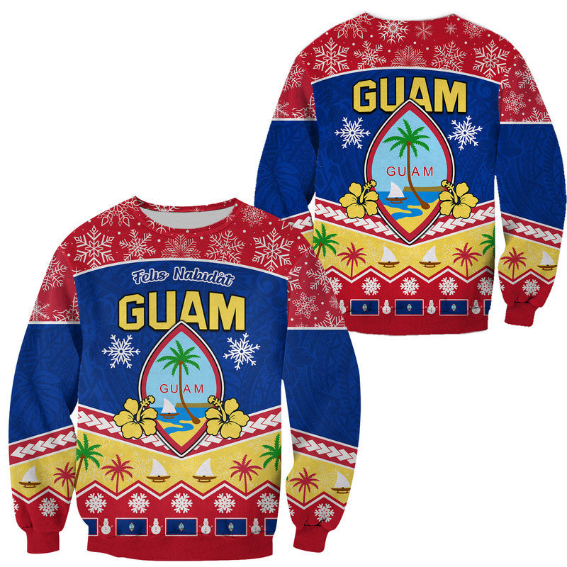 Guam Tribal Polynesian Christmas Vibe Sweater