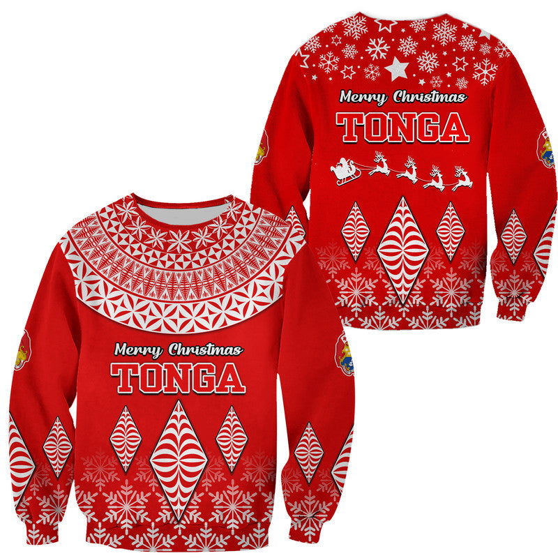 Tonga Kupesi Ngatu Merry Christmas Sweater