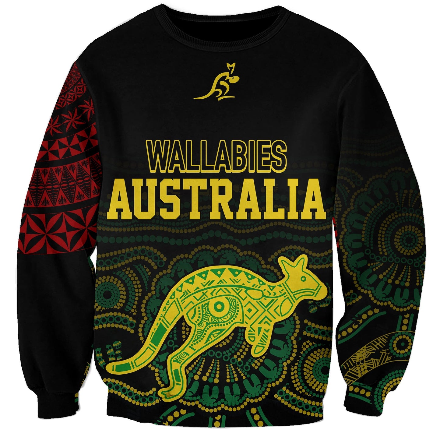 Aussie Wallabies Mix Mate Maa Tonga Sweatshirt Ver 02