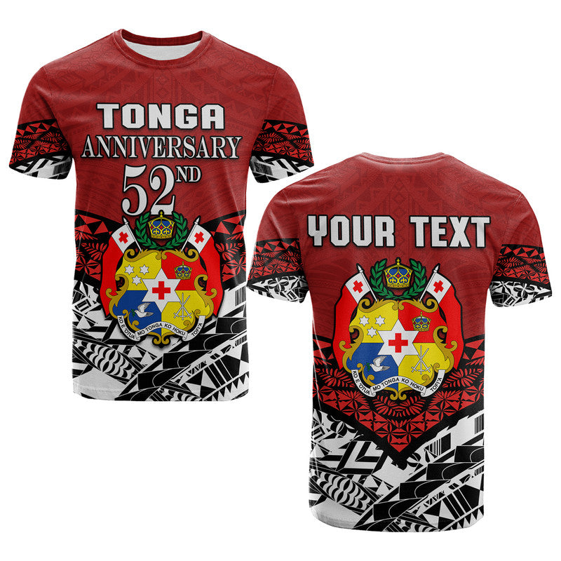 Custom Personalised Tonga T Shirt Independence Anniversary Special Version 2022