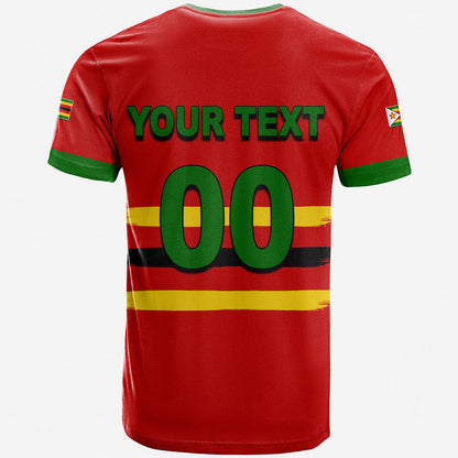 Custom Zimbabwe Cricket Jersey T Shirt