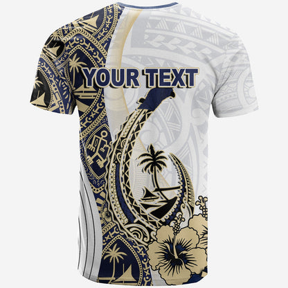 Custom Personalised Guam Fish Hook T Shirt White Style