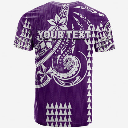 (Custom Personalised) Kakau Hawaiian Polynesian T Shirt Purple