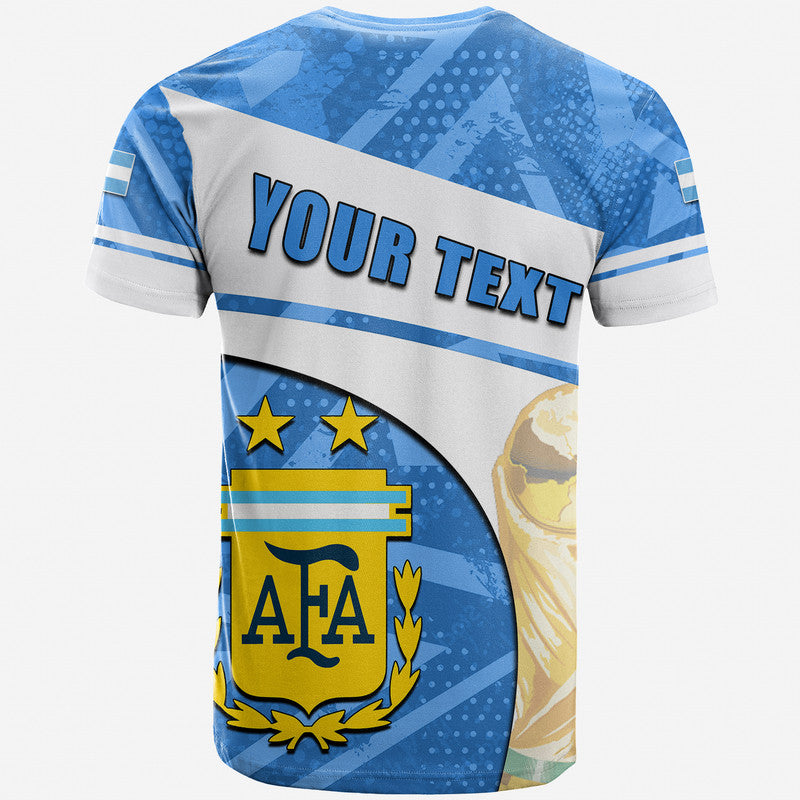 Custom Argentina Football T Shirt Basic Style
